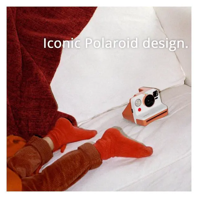 Alt view image 6 of 7 - Now Generation 3 Analog Instant Camera Bundle (Pebble White) | Two-Lens Autofocus System, Color Film for i-Type, (3 items)