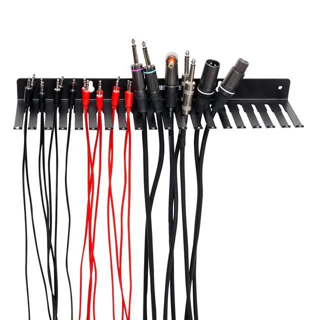 Alt view image 7 of 7 - Wall Mountable Cable Hanger and Organizer with 19 Cable Slots, Ranges from 5-9mm Spaces (GFW-CABLEHANGER)