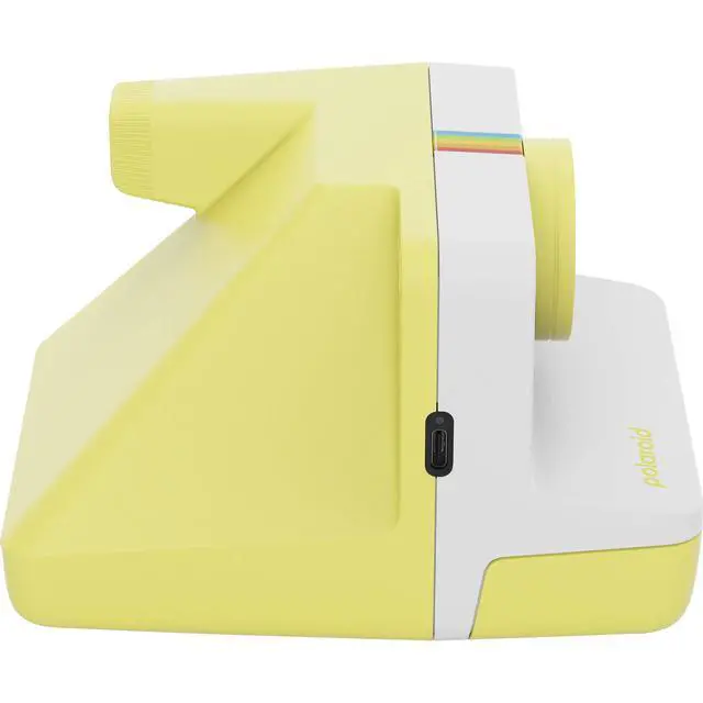 Alt view image 7 of 7 - Polaroid Now Generation 3 i-Type Instant Camera (Yellow) with 8 i-Type Color Film Starter Bundle + Charging Cable and Cleaning Cloth