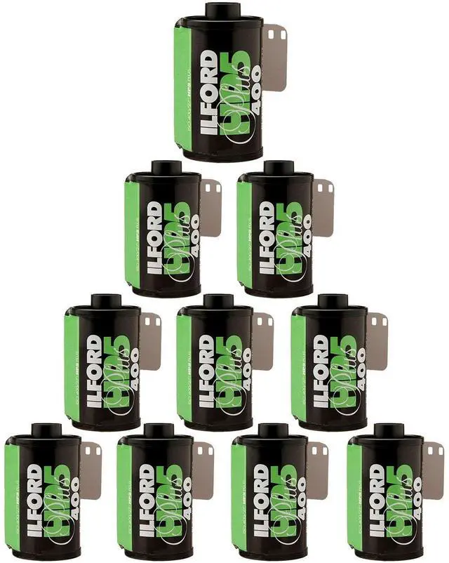 Main image of Ilford HP5 Plus, Black and White Print Film, 135 (35 mm), ISO 400, 24 Exposures (1700646) 10 Pack