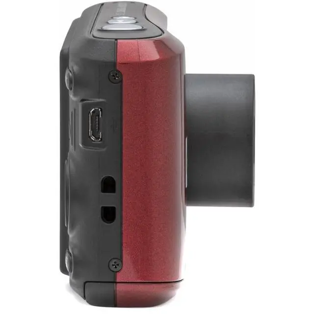 Alt view image 6 of 7 - Kodak PIXPRO FZ45 16MP Digital Camera 4X Optical Zoom 27mm Wide Angle 1080P Full HD Video 2.7" LCD Camera (Red) + Padded Case + 64GB Card + Cleaning Cloth