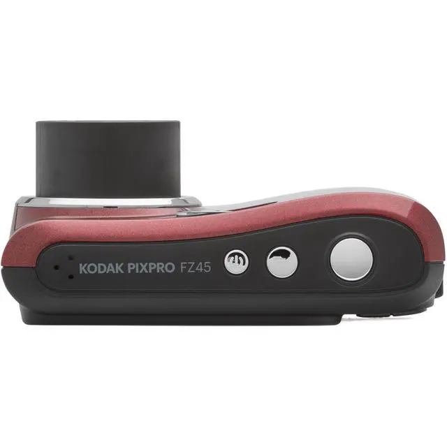 Alt view image 5 of 7 - Kodak PIXPRO FZ45 16MP Digital Camera 4X Optical Zoom 27mm Wide Angle 1080P Full HD Video 2.7" LCD Camera (Red) + Padded Case + 64GB Card + Cleaning Cloth