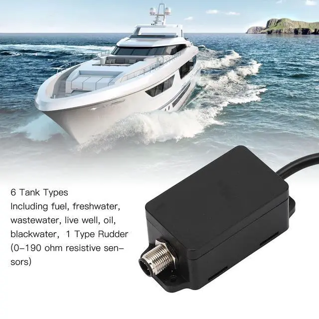 Alt view image 3 of 7 - NMEA 2000 Converter, 932V DC IP67 Converter Box, Multifunction Convert 0190 and 24033 Ohm Resistive to NMEA2000 for Boat Yacht Marine,Boat,Yacht Spare Parts