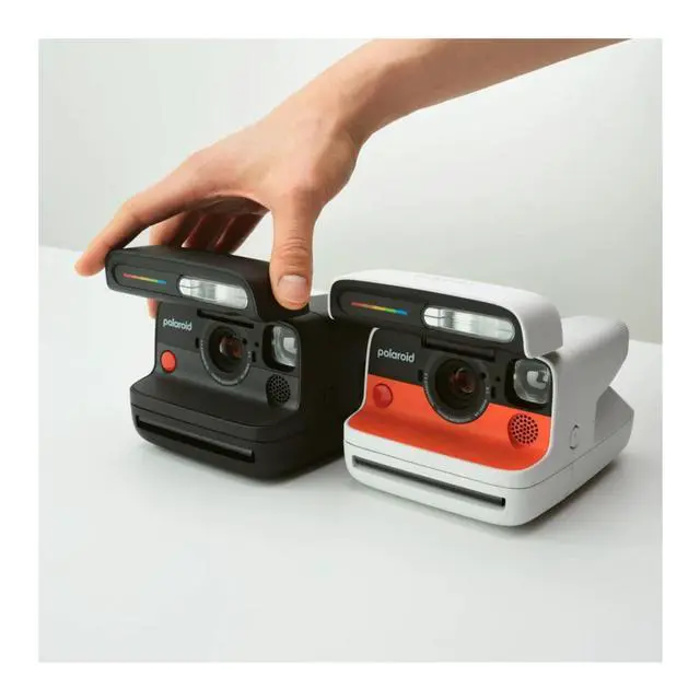 Alt view image 5 of 7 - Flip Instant Camera Bundle (White) | Sonar Autofocus, Color B&W Film for i-Type, Retro Design, (4 items)