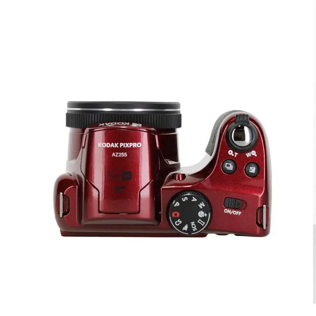 Alt view image 4 of 5 - PIXPRO AZ255 Digital Camera (Red) | 16MP Sensor, 25x Optical Zoom, 24mm Wide-Angle Lens & Optical Image Stabilization | Great for Travel & Distance Photos (AZ255RD) + 32GB Card + Bag + Cloth