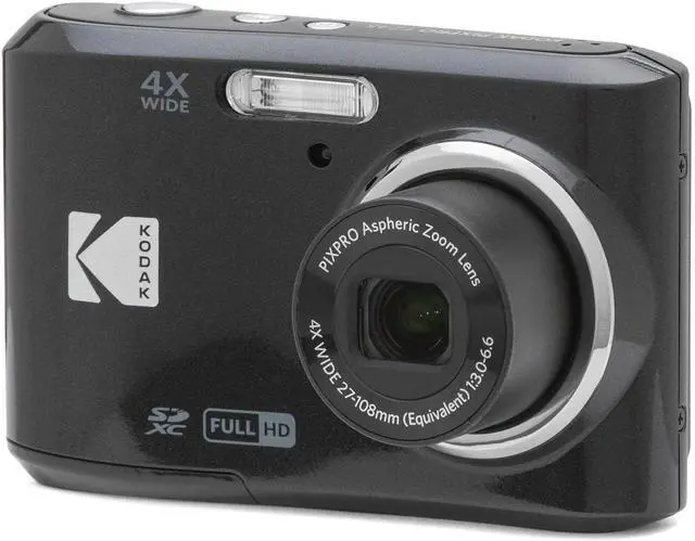 Alt view image 4 of 4 - PIXPRO FZ45 16MP CMOS Sensor Digital Camera 5X Optical Zoom with Sunshine Photo Microfiber Cleaning Cloth (Advanced Bundle, Black)