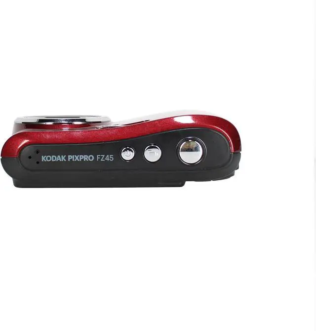 Alt view image 3 of 7 - PIXPRO FZ45 16MP CMOS Sensor Digital Camera 5X Optical Zoom with Sunshine Photo Microfiber Cleaning Cloth (Basic Bundle, Red)