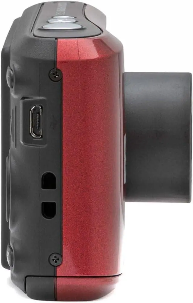 Alt view image 5 of 7 - PIXPRO FZ45 16MP CMOS Sensor Digital Camera 5X Optical Zoom with Sunshine Photo Microfiber Cleaning Cloth (Basic Bundle, Red)