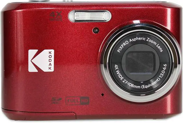 Alt view image 7 of 7 - PIXPRO FZ45 16MP CMOS Sensor Digital Camera 5X Optical Zoom with Sunshine Photo Microfiber Cleaning Cloth (Basic Bundle, Red)