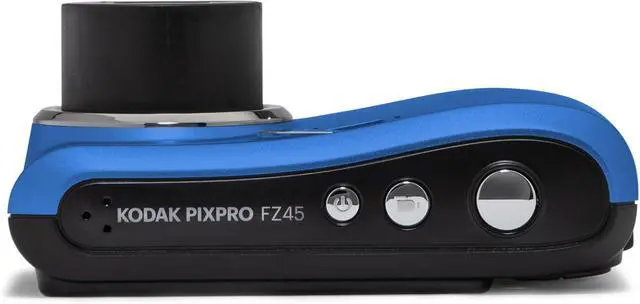 Alt view image 5 of 7 - PIXPRO FZ45 16MP CMOS Sensor Digital Camera 5X Optical Zoom with Sunshine Photo Microfiber Cleaning Cloth (Advanced Bundle, Blue)