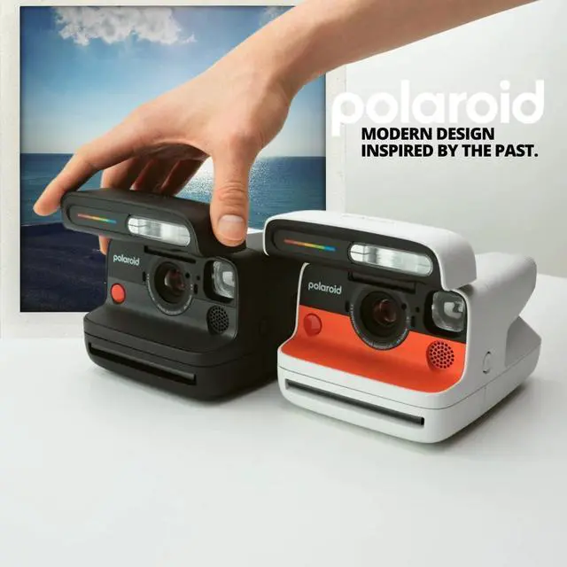 Alt view image 4 of 7 - Flip Instant Camera Bundle (Black) | Sonar Autofocus, Film Kit (4 Items) - Vintage Design, Easy-to-Use for Photography Lovers