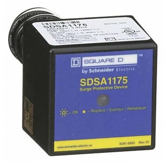 Main image of Square D - SDSA1175 Panel Mounted Single Phase Type 1 Surge Protective Device