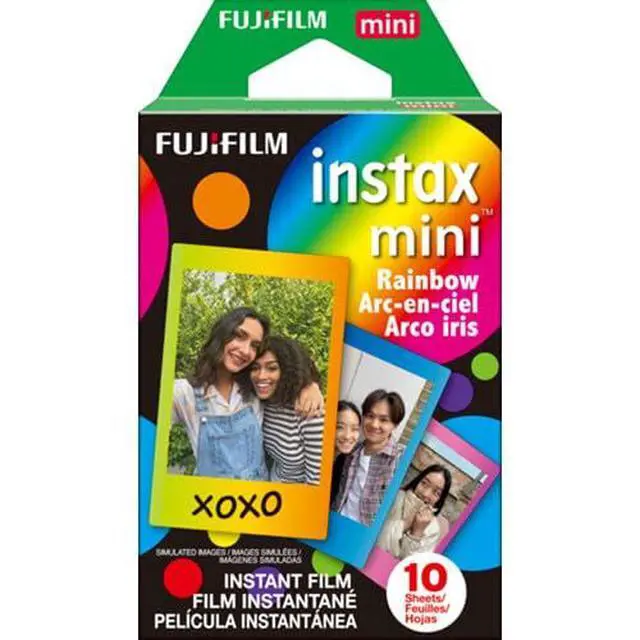 Alt view image 5 of 7 - INSTAX Mini Link 3 Smartphone Printer (Rose Pink) Bundle, Includes: White and Rainbow Film (30 Sheets), Macaron Film (10 Sheets) 4 Items