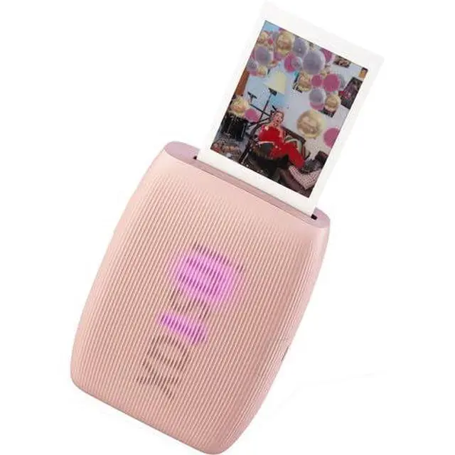 Alt view image 6 of 7 - INSTAX Mini Link 3 Smartphone Printer (Rose Pink) Bundle, Includes: White and Rainbow Film (30 Sheets), Macaron Film (10 Sheets) 4 Items
