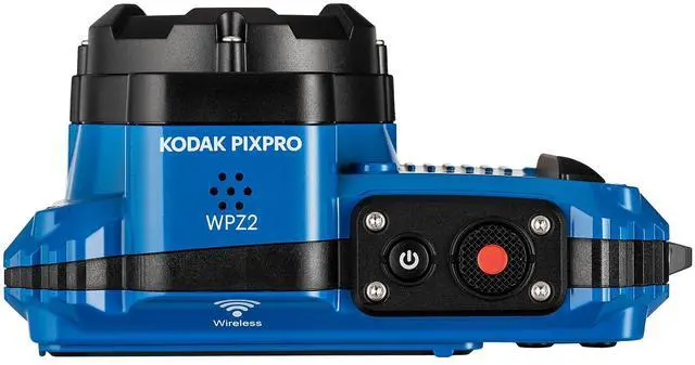 Alt view image 5 of 7 - PIXPRO WPZ2 Digital Camera (Blue) | Waterproof, Shockproof & Dustproof Camera with 16MP Sensor, 1080p Video & 4X Optical Zoom | Travel & Outdoor use + 2X 32GB Card + Vlogger Tripod + Bag + More