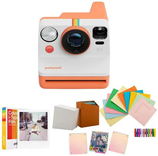 Main image of Now Generation 3 Coral Analog Instant Camera Bundle | Cam Kit, Color Film