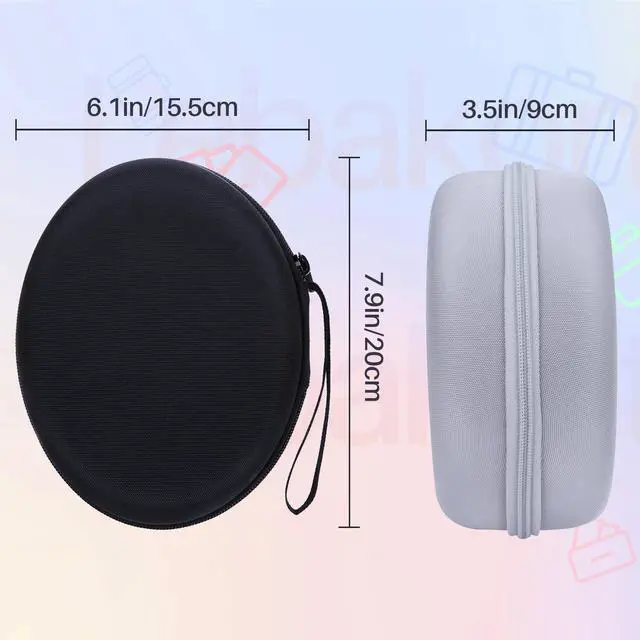 Alt view image 7 of 7 - Case Compatible with Beats Studio Pro/Solo 4 Over-Ear Headphones | Lightweight & Carry, Dustproof Storage, Travel Friendly, Portable for Daily Use, Black Case