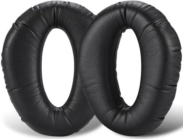 Main image of Replacement Ear Pads for Lightspeed Zulu, Zulu2, Zulu3, Zulu PFX, Sierra Aviation Headsets - Earpads Cushions Featuring Softer Protein Leather Noise-Isolating Foam (Protein Leather - Black)