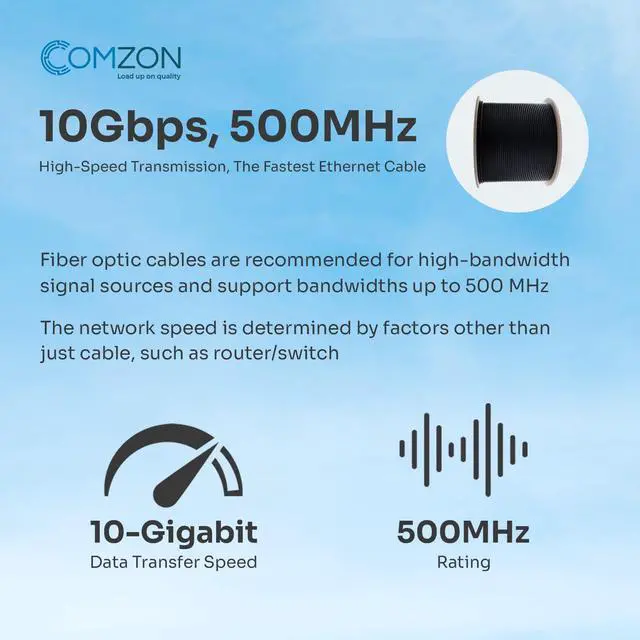Alt view image 4 of 6 - 6 Strand Fiber Optic Cable Spool Singlemode(OS2), Black, 500ft | 9/125, Indoor/Outdoor, Riser Rated, Corning SMF-28, Spiral Steel Armor