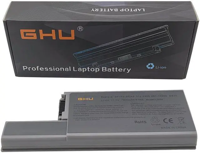 Main image of New Battery 87 WH Replacement for CF623 DF192 MM165 WN979 312-0538 Compatible for Latitude D531 D820 D830 M4300 CF623 CW666 CW674 DF230 DF249 FF231 FF232 Fit GR932 GX047 HR048 HX306 JT784