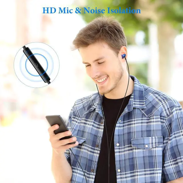 Alt view image 4 of 7 - MFi-Certified Wired Headphones for Apple iPhone 14 13 Pro XR Purple | Lighting Earbuds for iPhone 12 Pro 11 XS Max XS SE 7 8 Plus Earphones Built-in Microphone Volume Control Magnetic Headsets