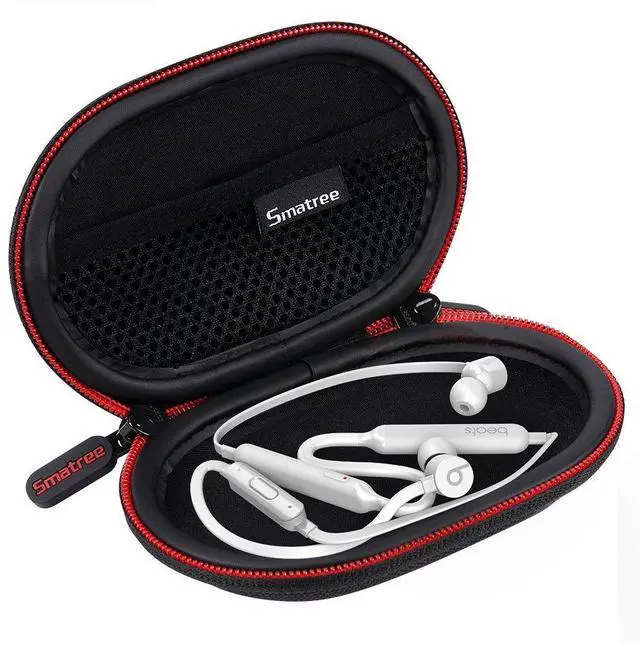 Main image of Headphone Hard Case Compatible with BeatsX,Beats Flex,Powerbeats2 | With Powerbeats3 Earphones,Bluetooth Sports Headphones,Portable Carrying Case Storage Bag for Earphone,Earbud(Black)