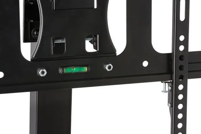 Alt view image 4 of 7 - Television Stand with Floor Mount | Steel Construction, Horizontal Orientation, Black, TVSVM3270B