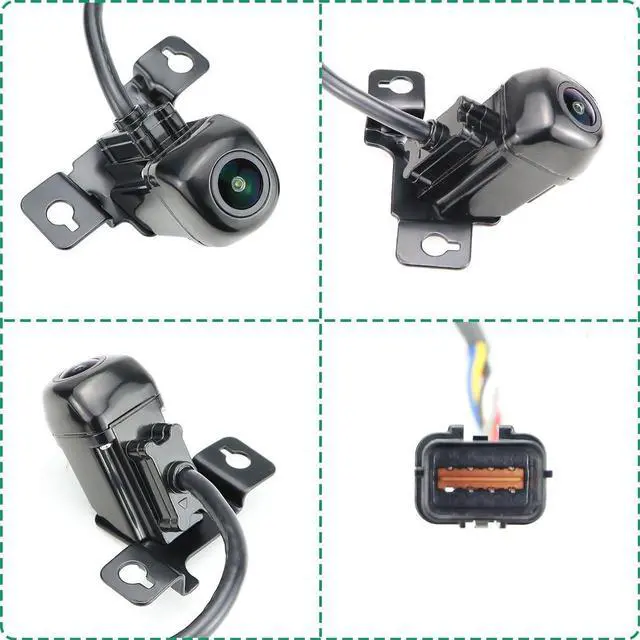 Alt view image 5 of 6 - 95760-2W640 OE Backup Camera Replacement for Hyundai Santa Fe Sport 2017 2018 & Hyundai Santa Fe 2017 2018, Rear Reverse Park Assist Camera Replaces 95760-2W641 A52-74-0019