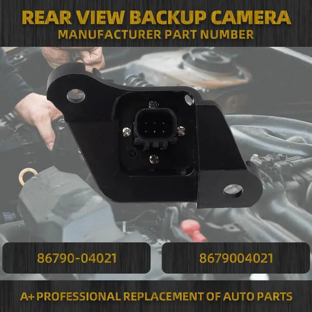 Alt view image 2 of 7 - 6Pin Backup Camera Compatible with 2014 2015 Toyota Tacoma | 86790-04021 86790-04020