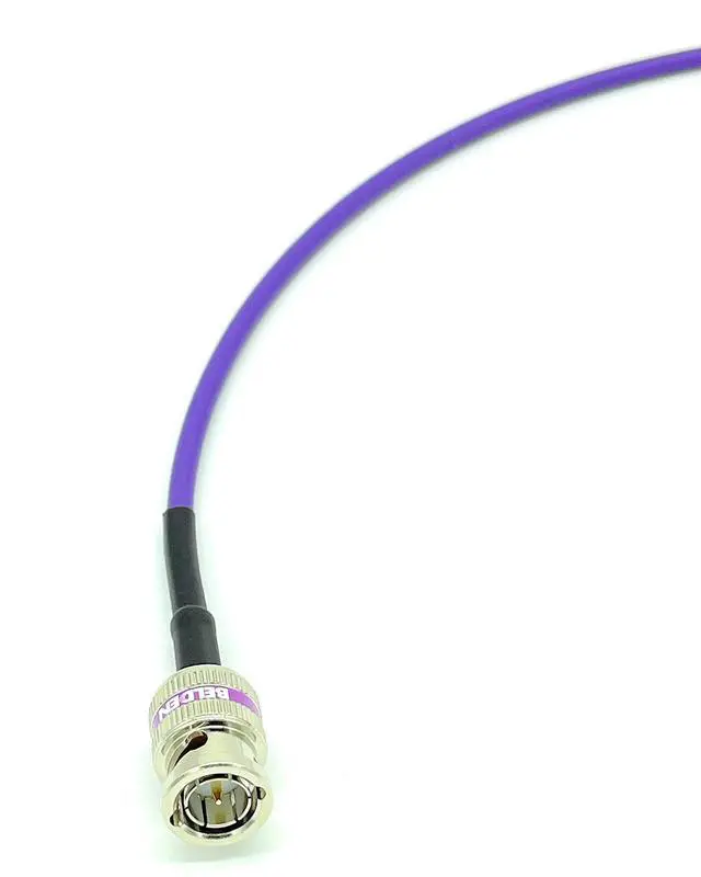 Alt view image 4 of 7 - 12G-SDI BNC to BNC Cable, 4855R,100ft, Violet | Premium Mini RG59, 75 Ohm, Supports SD, HD, 3G, 6G & 12G-SDI