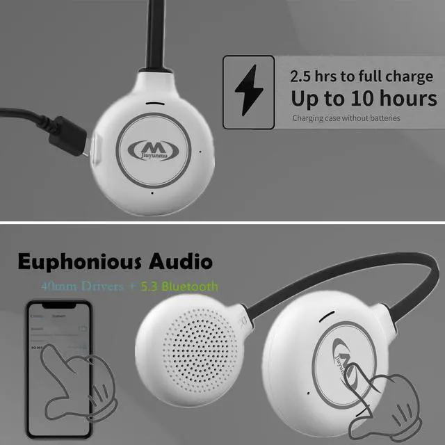 Alt view image 5 of 7 - ski Helmet Headphones,True Wireless Bluetooth Helmet Speakers for Skiing, Snowboarding Mountain Biking
