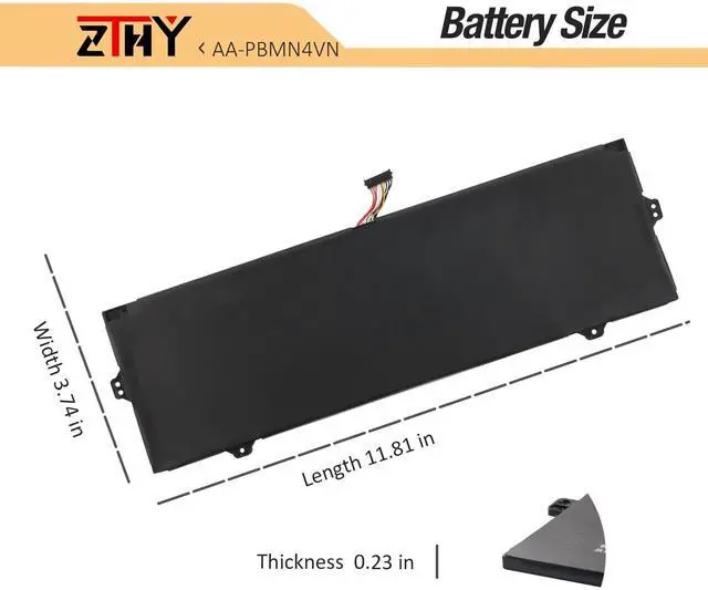 Alt view image 7 of 7 - AA-PBMN4VN Battery Replacement for Samsung Galaxy Book Pro 360 15 15.6 | NP950XDB NP950XDB-KA1US NP950XDB-KB1US NP950XDB-KC5US NP950XDB-KC3US NP950QDB NP950QDB-KB1US NP950QED NP950QED-KB1US 68Wh
