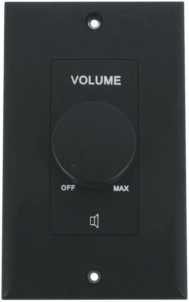 Alt view image 3 of 7 - VOL70200 Black 200W 70V/100V Zone Volume Controller Box, 3-Pack | 1-Gang, 12-Step Attenuation, Detachable Euro-Block Terminal, Multi-Zone, Bakelite Knob, Mounting Screws Included