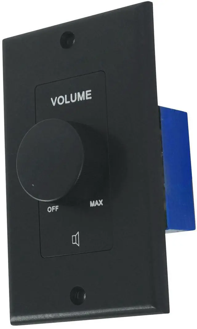Alt view image 4 of 7 - VOL70200 Black 200W 70V/100V Zone Volume Controller Box, 3-Pack | 1-Gang, 12-Step Attenuation, Detachable Euro-Block Terminal, Multi-Zone, Bakelite Knob, Mounting Screws Included