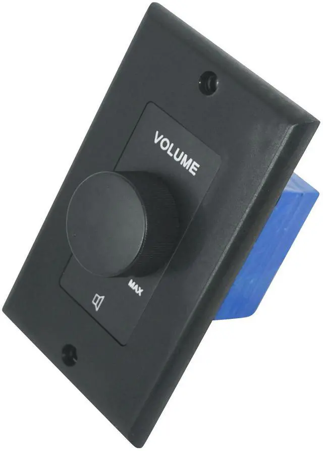 Alt view image 5 of 7 - VOL70200 Black 200W 70V/100V Zone Volume Controller Box, 3-Pack | 1-Gang, 12-Step Attenuation, Detachable Euro-Block Terminal, Multi-Zone, Bakelite Knob, Mounting Screws Included