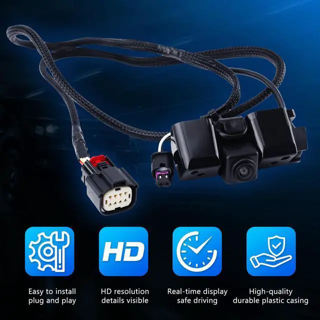 Alt view image 6 of 7 - Rear View Backup Camera for Chevy Silverado Sierra 1500 84062896 | Park Assist Reverse Camera Compatible with Chevrolet Silverado 2016-2019 for GMC Sierra 1500 2500 3500 Replace 23363727