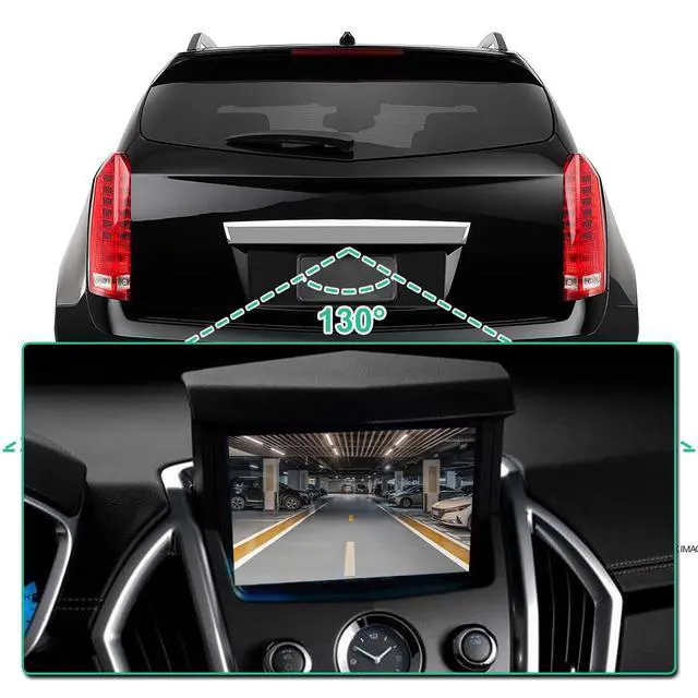 Alt view image 4 of 6 - 23205689 Rear View Backup Camera Compatible with Cadillac SRX 2010-2016 - Park Assist Camera, Replace OE # 15926122, 20910350, 22915398 by