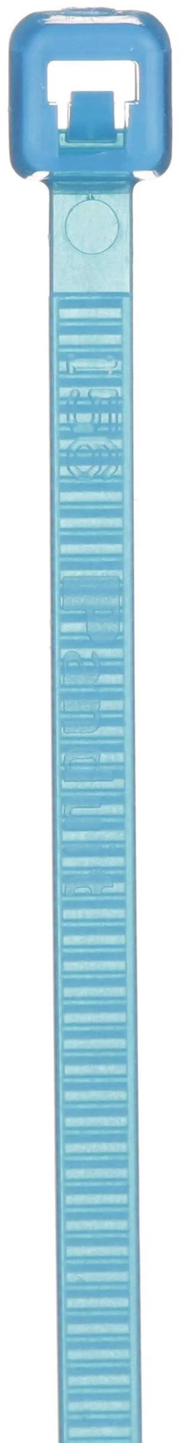 Main image of PLT1M-M76 Cable Tie, Miniature, Tefzel, 4.0-Inch Length, Aqua (1,000-Pack)