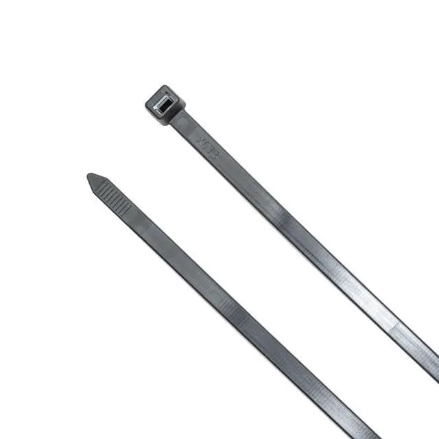 Alt view image 6 of 7 - 14-inch UV Resistant Black Multi-Purpose Cable Tie, 120-lb Tensile Strength, UL 21S Listed, 1000-Pack