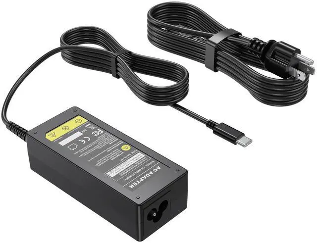 Main image of 65W 45W USB C Laptop Charger for Chromebook Charger Universal Compatibility PD3 Type C Computer Charger Cord 10FT