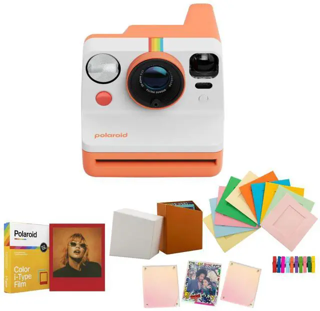 Main image of Now Generation 3 Coral Analog Instant Camera Bundle | Cam Kit, Color Film