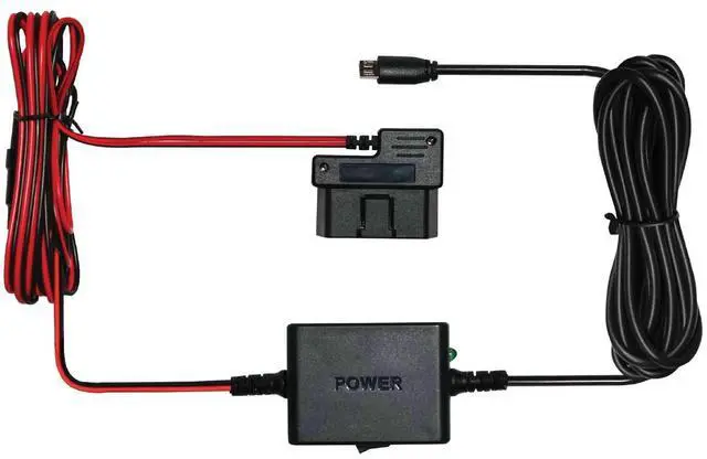 Main image of 2.5A DIY Hardwire Kit Designed for and Drive HD Products | OBDII Port to Micro-USB, 15ft Cable, Intelligent Power Management, Enables Parking Mode and Motion Detection Feature