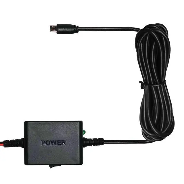 Alt view image 2 of 7 - 2.5A DIY Hardwire Kit Designed for and Drive HD Products | OBDII Port to Micro-USB, 15ft Cable, Intelligent Power Management, Enables Parking Mode and Motion Detection Feature