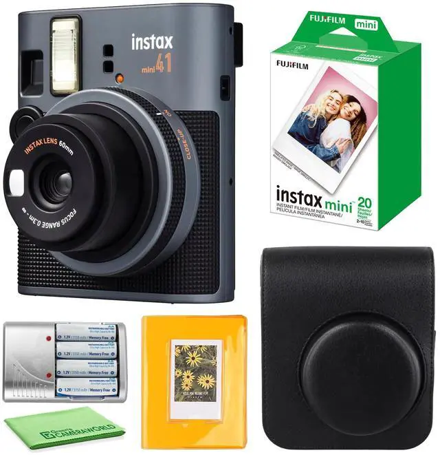 Main image of INSTAX Mini 41 Instant Camera 20-Sheet 20-Sheet Bundle | For Parties, Events & Instant Photos | Includes Photo Album