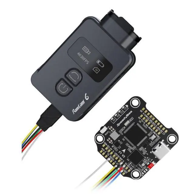 Alt view image 6 of 6 - RunCam 6 4K Wide Angle WiFi FPV PWM Action Sports Helmet Remote Control Camera RUNCAM6