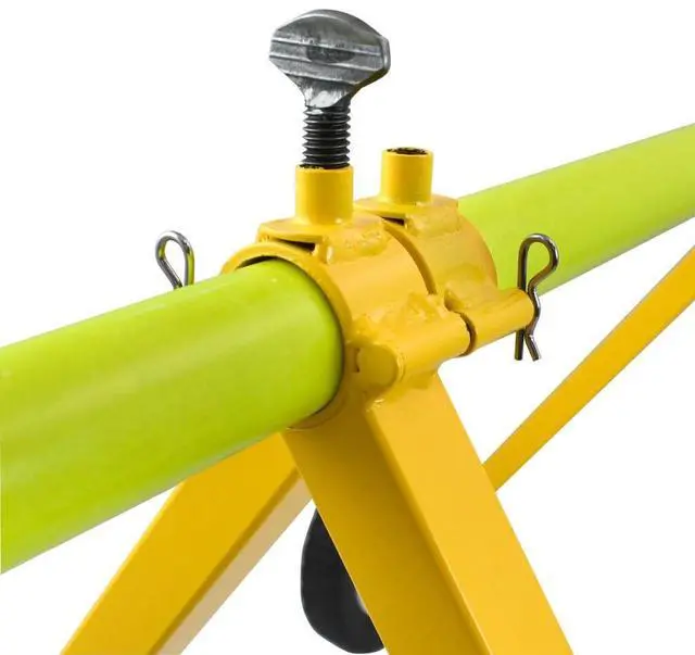 Alt view image 3 of 6 - Spool Mule - FTTH Fiber Installation Tool | Collapsible Design, Robust Steel, Wheels | Cable, Duct, Rope Dispenser | Cable Caddy