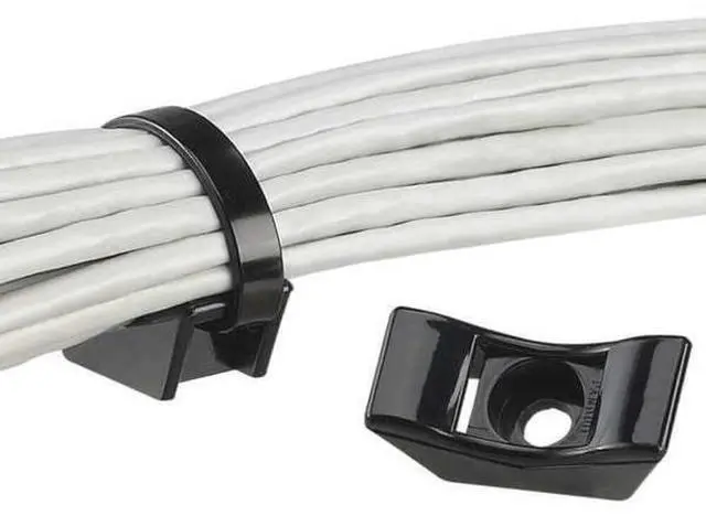 Main image of Cable Tie Mount,Screw Applied,PK100 TMEH-S10-C0-1 Each