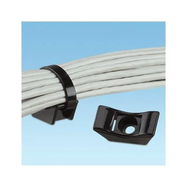 Alt view image 2 of 2 - Cable Tie Mount,Screw Applied,PK100 TMEH-S10-C0-1 Each