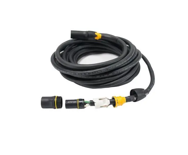Alt view image 2 of 3 - Genuine Neutrik | PowerCON True1 Male to Female | 12 AWG Extension Cable | 15' Ft | PC12-TFTM-15 | Made in The USA