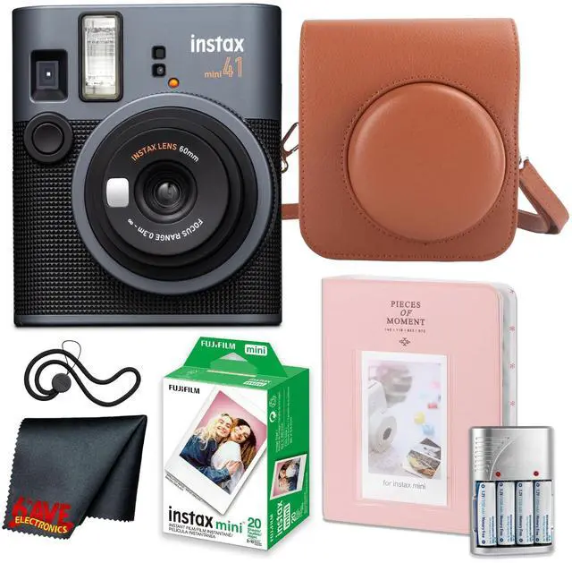 Main image of INSTAX Mini 41 Instant Camera 20-Sheet Case Bundle | For Parties, Events & Instant Photos | Includes Photo Album